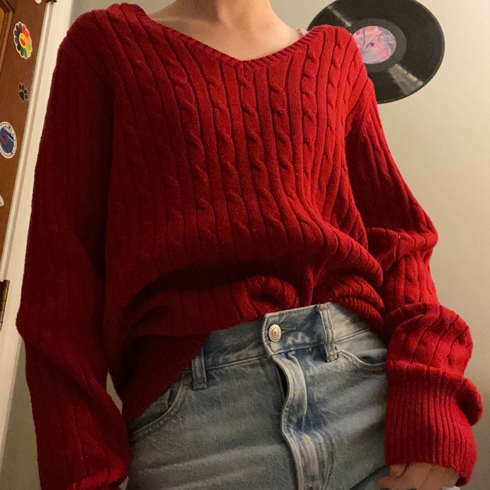 RED SWEATER